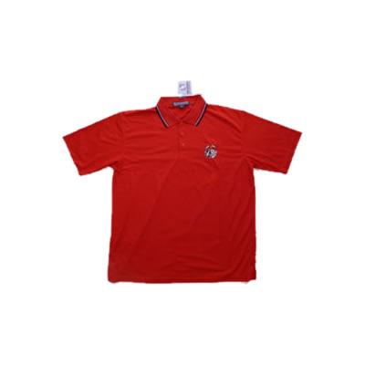 Polo Shirt - Button Neck - Short Sleeve – Red