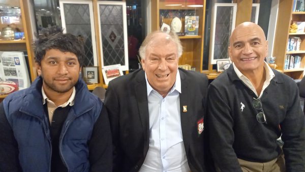 Tony Sinkovich flanked by Rocky Khan and Rick Johnston