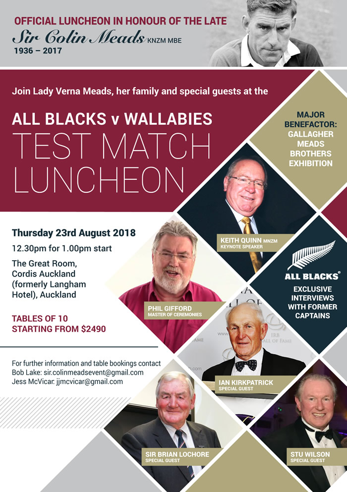special event in honour of sir colin meads